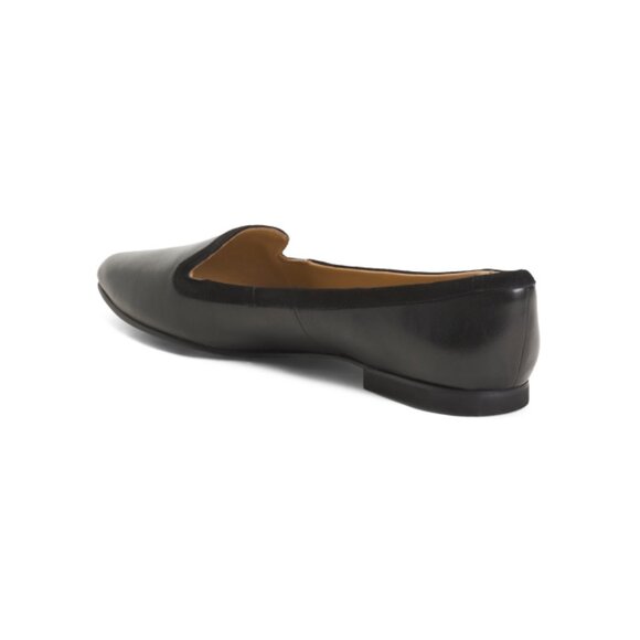 TROTTERS Black Leather Hannah Comfort Flats - Picture 2 of 2